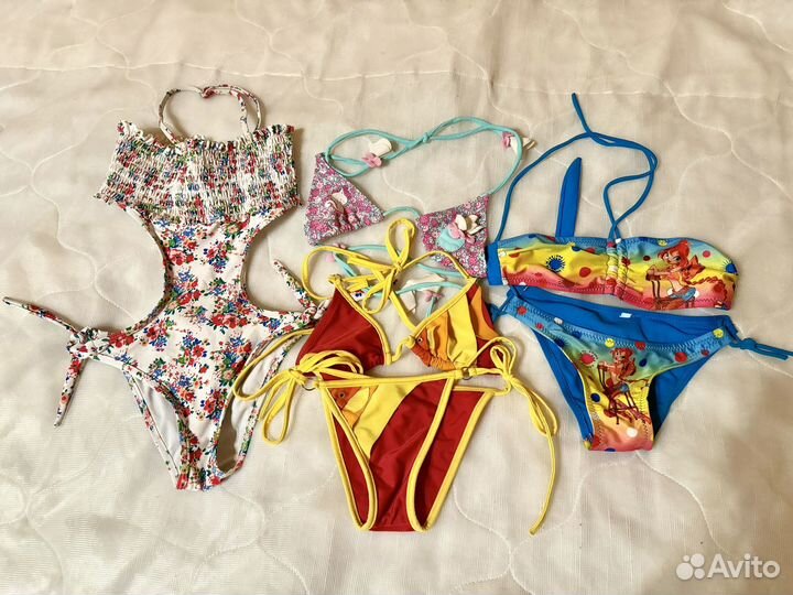 Купальники пакетом размер 134