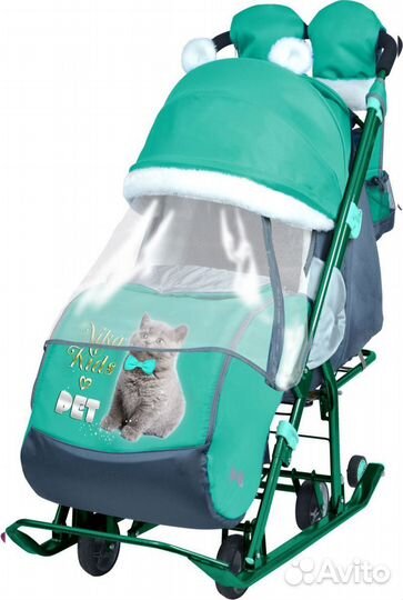 Детские санки коляска