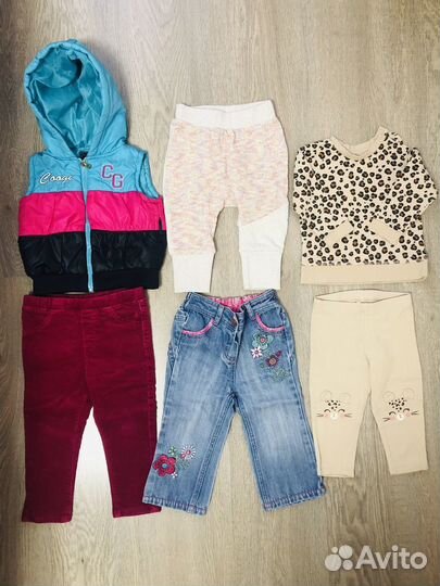 Пакет вещей на девочку 6-18 мес