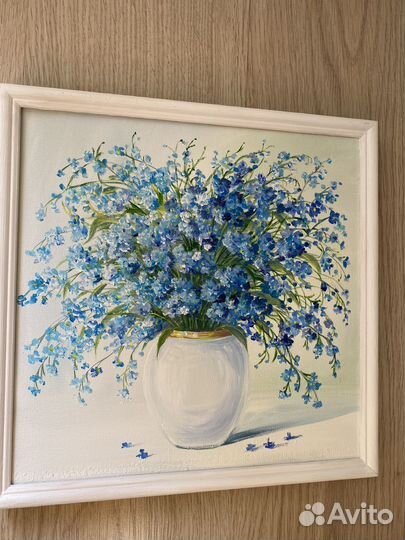 Картина. Незабудки