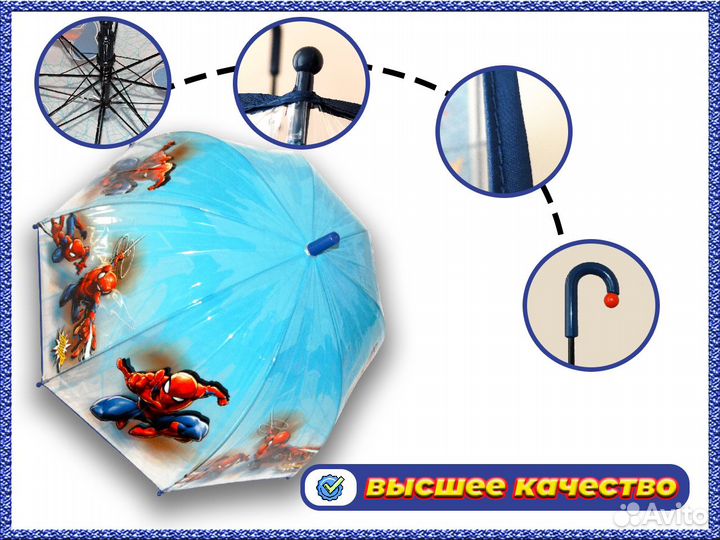 Зонтик детский Человек паук 2