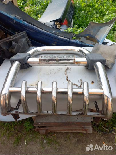 Кенгурятник на mitsubishi pajero