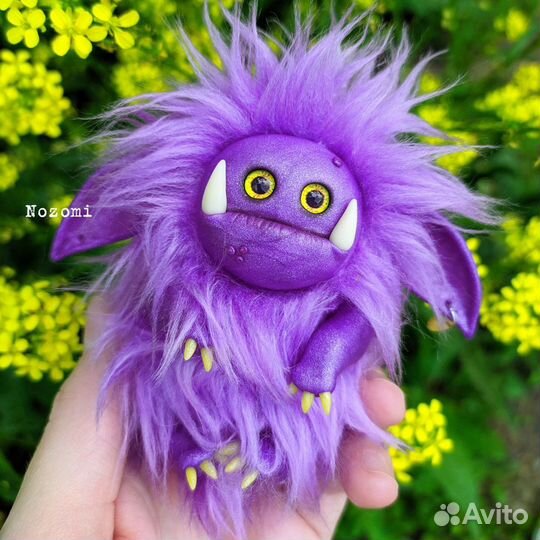 Монстрик Гарри (игрушка ручной работы)