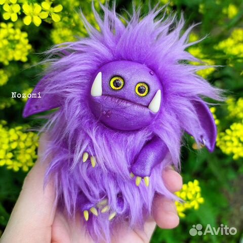 Монстрик Гарри (игрушка ручной работы)