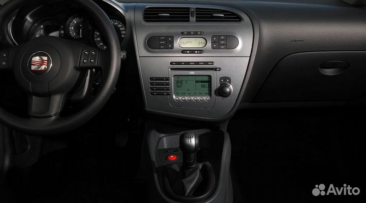 Переходная рамка Seat Leon 2005-2012 2/1DIN карман