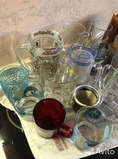 Пивные кружки и бокалы