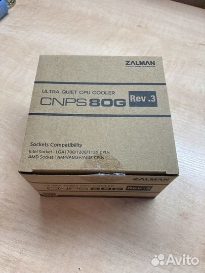 Кулер процеccорный zalman cnps80G Rev.3