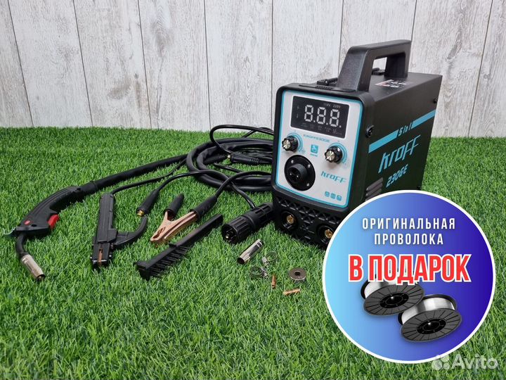 Полуавтомат Сварочный kroff 230GE с проволокой