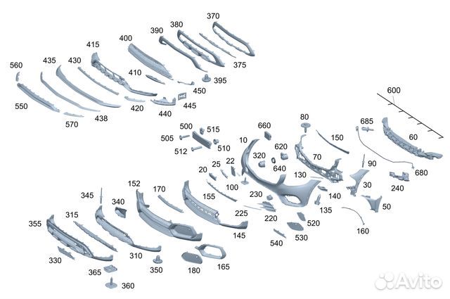 Кpонштейн бампеpа Новое / Оригинал