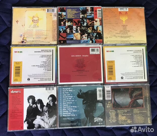 Фирменные CD: The Police, Bob Marley и др