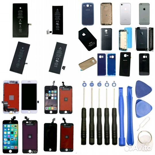 Запчасти для iPhone, Samsung, Xiaomi