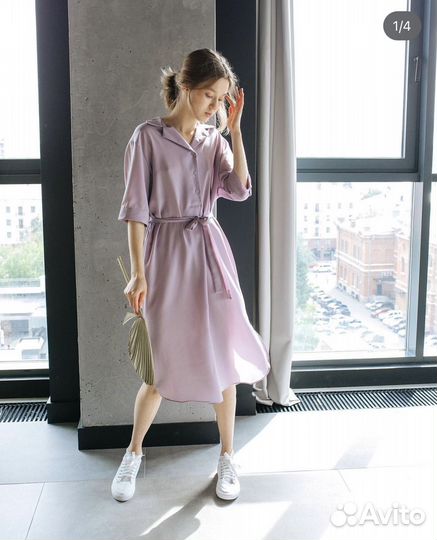 Платье рубашка сарафан