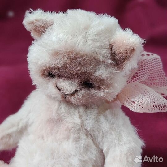 Котёнок Тедди меховая игрушка