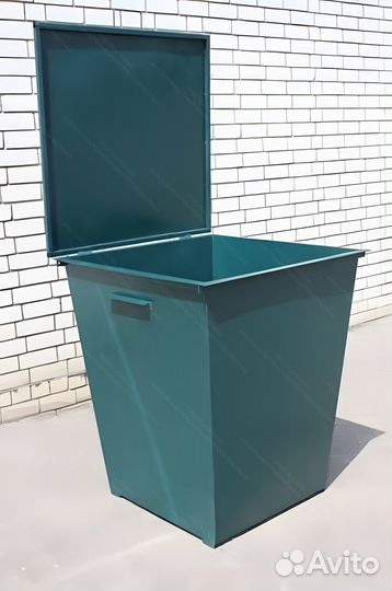 Мусорный бак металлический 0,75м3 Арт 4668