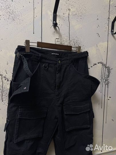 Штаны Group Marek Black Logo Cargo Оригинал