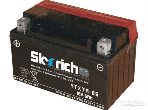 Аккумулятор skyrich YTX7A-BS