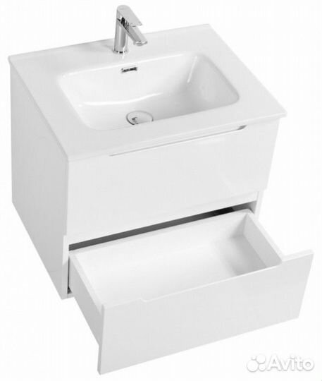 Тумба с раковиной BelBagno Etna 70-BB700ETL Bianco Lucido