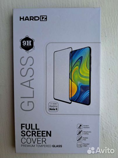 Защитное стекло на xiaomi redmi note 9