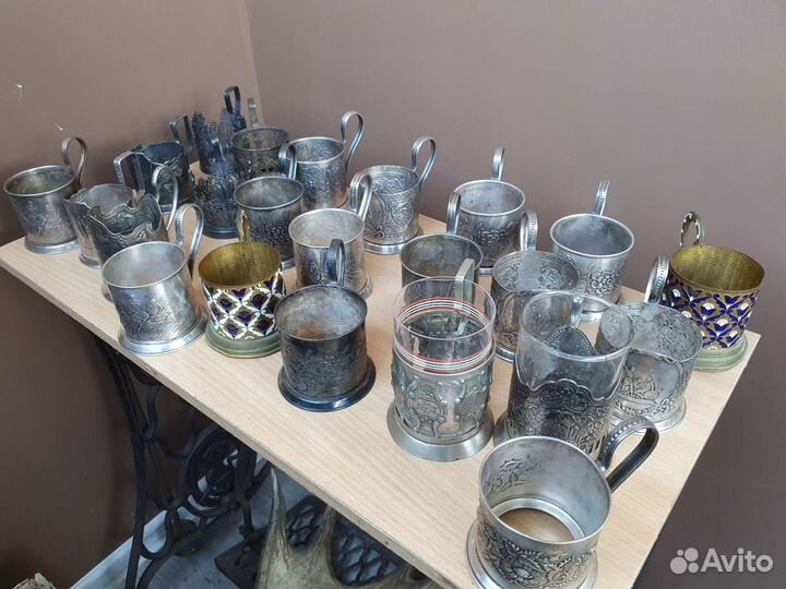 Подстаканник СССР серебро