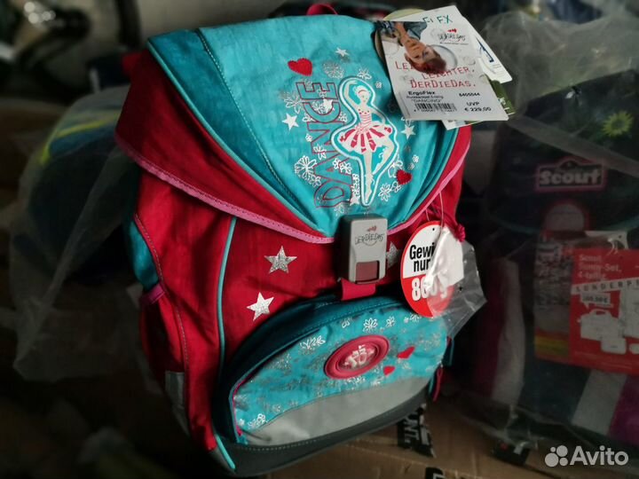 Школьный ранец DerDieDas ErgoFlex 800г Балерина