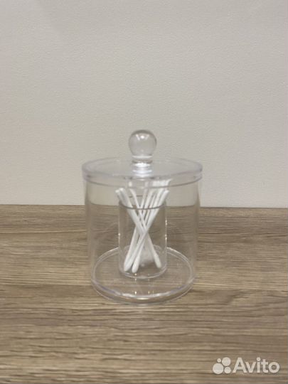 Контейнер-органайзер для ватных палочек и дисков