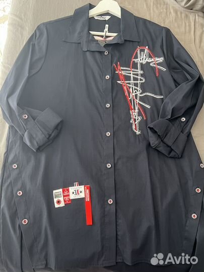 Рубашка - туника удлиненная новая Турция