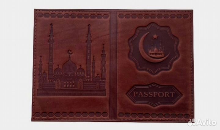 Обложка для паспорта с мечетью