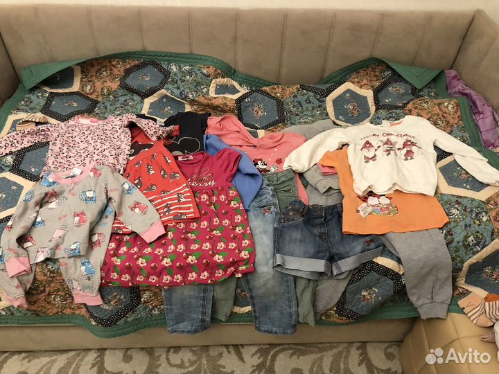 Вещи пакетом на девочку 98-110