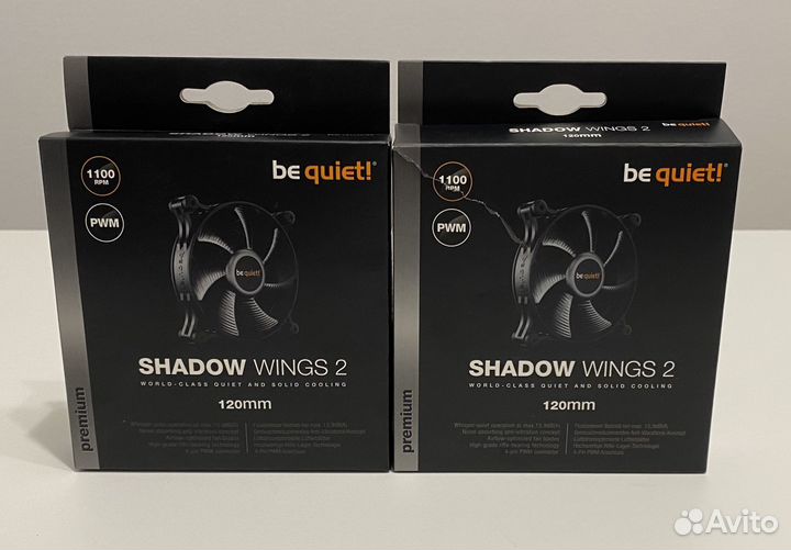 Вентилятор be quiet shadow wings 2 120mm (BL085)
