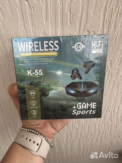 Наушники беспроводные Wireless K55