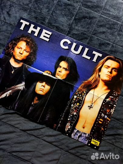 Плакат The Cult /четыре разворота/ от 1989 года