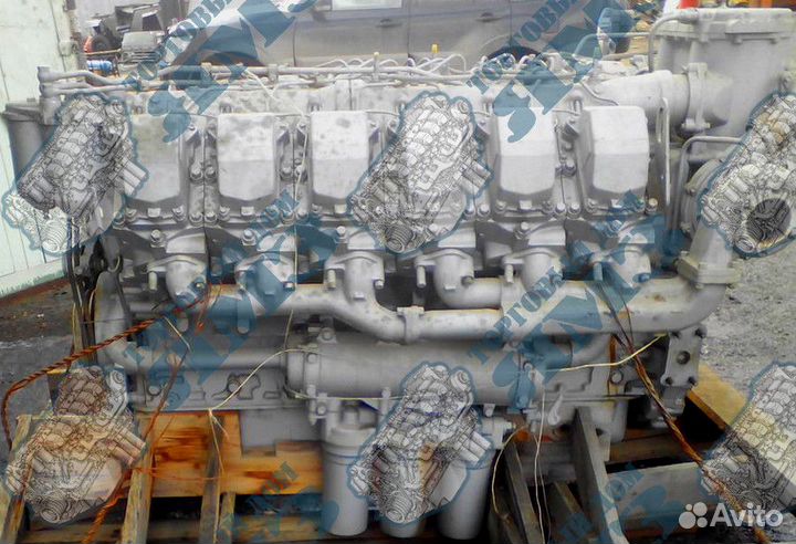 Двигатель ямз 850 840 V12 электростанция (25/33)