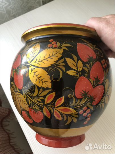 Горшок хохлома