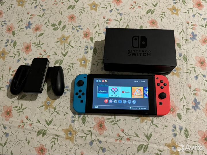 Nintendo switch прошитая чип