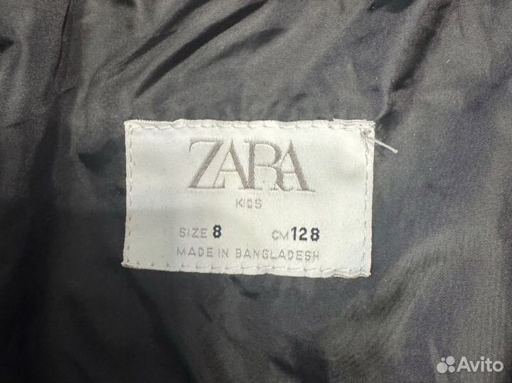 Пуховик Zara для мальчика 128