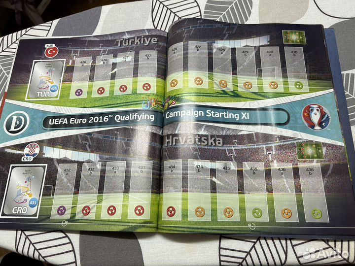 Альбом для наклеек Panini «Uefa Euro 2016»