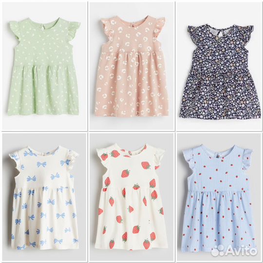 Платья новые hm 92, 104