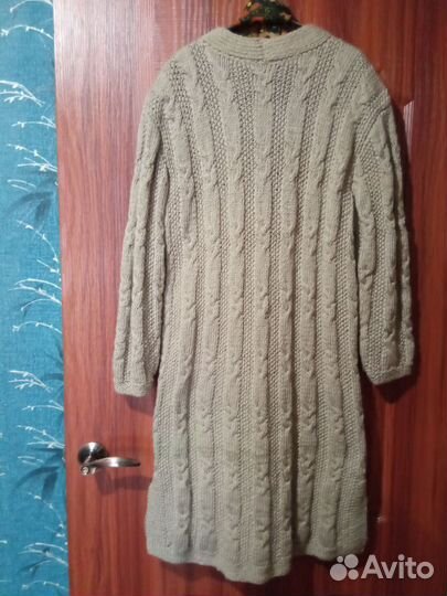 Женский кардиган 48 50 длинный