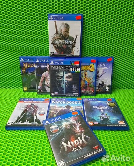 Диски для Playstation 4