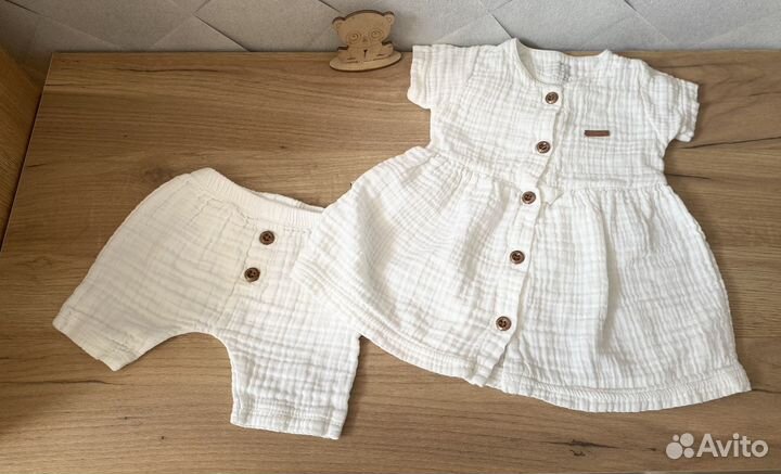 Летние вещи пакетом для девочки 68