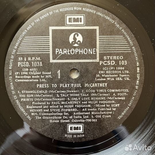 Paul McCartney - press TO play