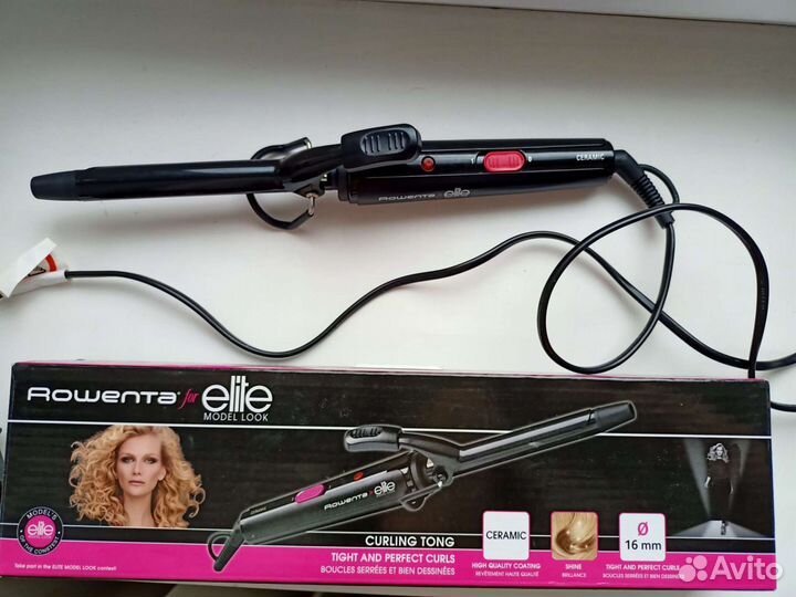 Новая плойка для завивки волос Rowenta for Elite