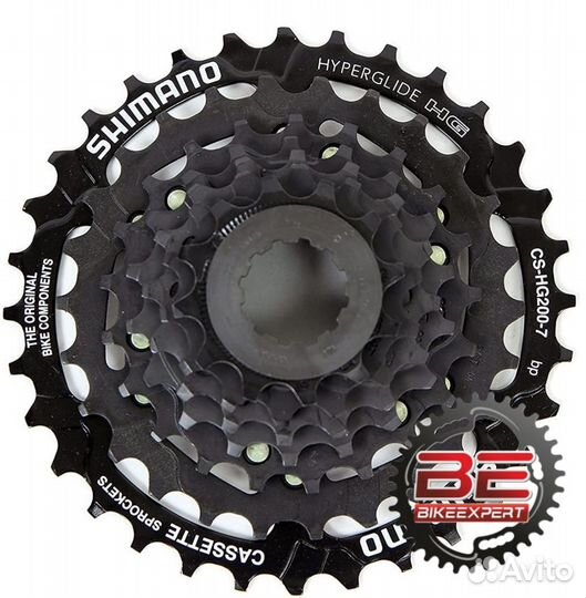 Кассета Shimano HG-200 11-28Т на 7 скоростей