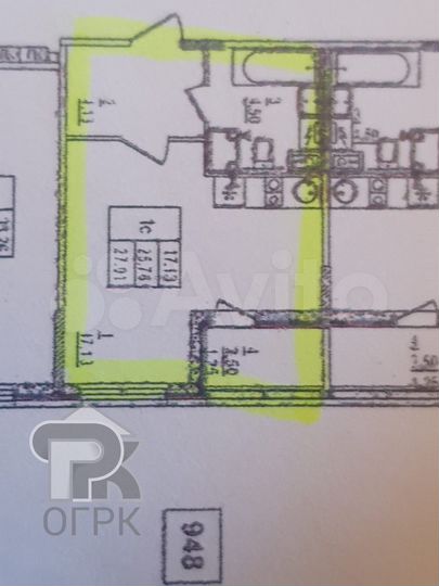 Квартира-студия, 27 м², 16/16 эт.