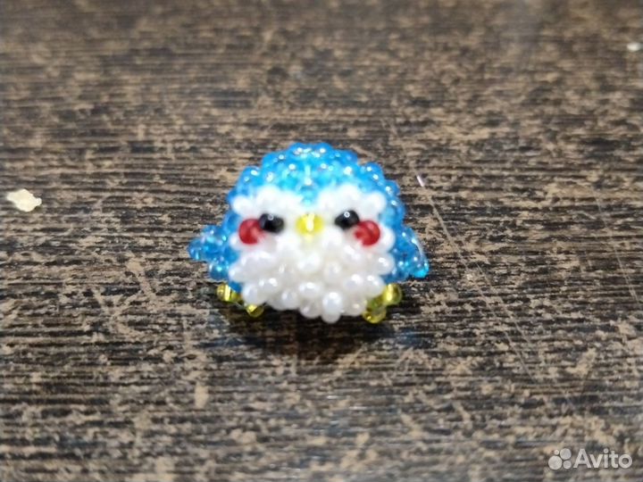 Амигуруми из бисера пингвин