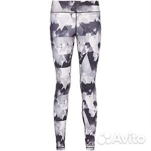 Леггинсы с принтом геометрия/облака (adidas)