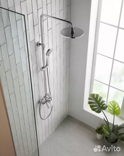 Душевая стойка Bravat Rhein F6429564CP-A-ENG