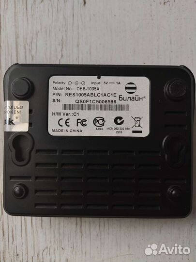 Коммутатор d link des 1005A