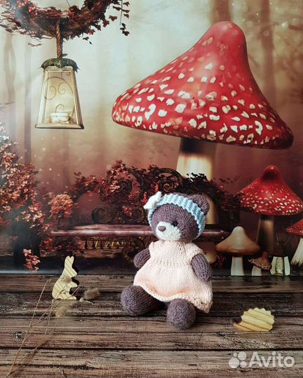 Мишутка вязаный
