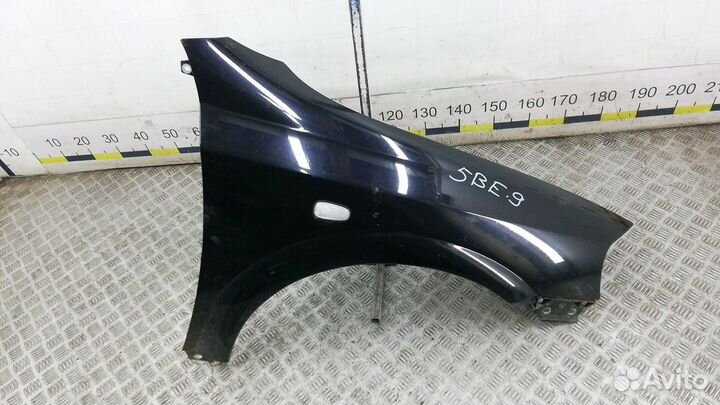 Крыло переднее правое на Opel Astra G